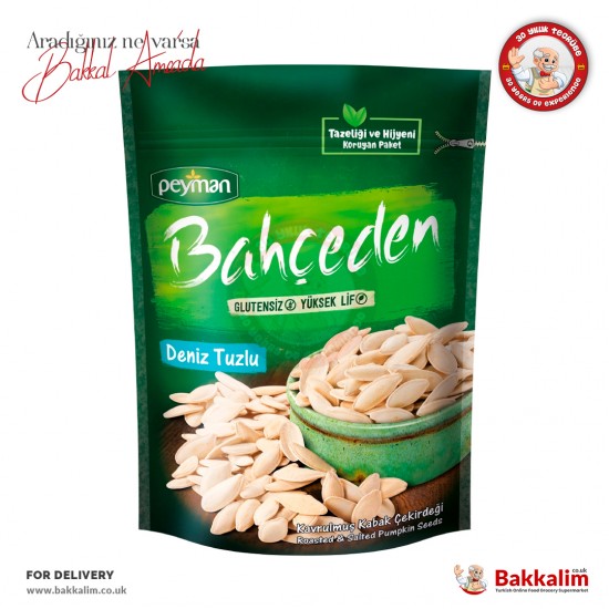 Peyman Bahceden Pumpkin Seeds Roasted and Salted 120 G - 8695876180103 - BAKKALIM UK