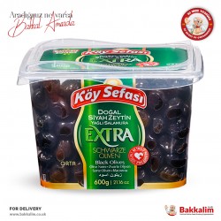 Koy Sefasi Extra Oily Natural Black Olives 600 G