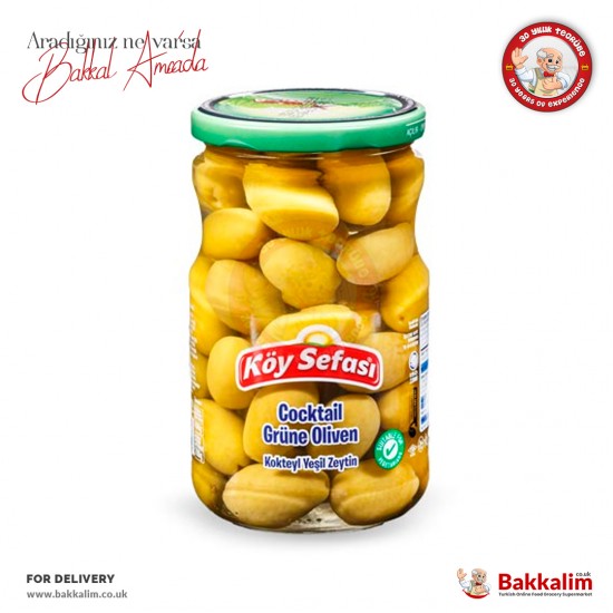 Köy Sefası Kokteyl Yeşil Zeytin 400 Gr - 8696591064693 - BAKKALIM UK