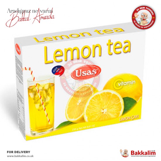 Usaş Limon Çayı Toz C-Vitamin 250 Gr - 8697217081438 - BAKKALIM UK