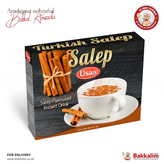 Usaş Salep Toz İçecek 250 Gr - 8697217081506 - BAKKALIM UK