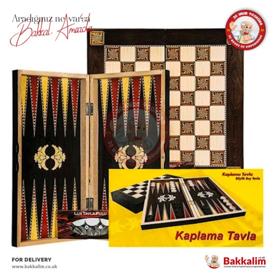 Original Mother of Pearl Backgammon Set - 8697421850226 - BAKKALIM UK