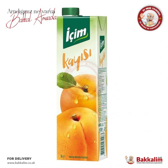 Icim Apricot Fruit Juice 1000 ml - 8697520472435 - BAKKALIM UK