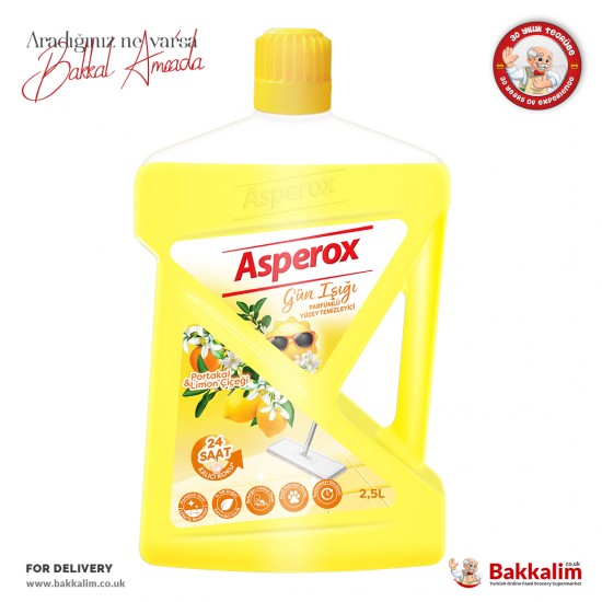 Asperox Yüzey Temizleyici Portakal  ve Limon Çiçeği Parfüm Kokulu 2500 ml - 8697713838017 - BAKKALIM UK