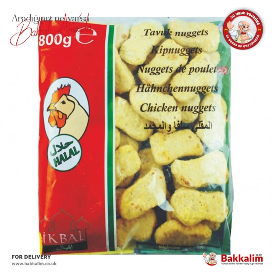 Ikbal 800 G Chicken Nugget - 8716221808807 - BAKKALIM UK