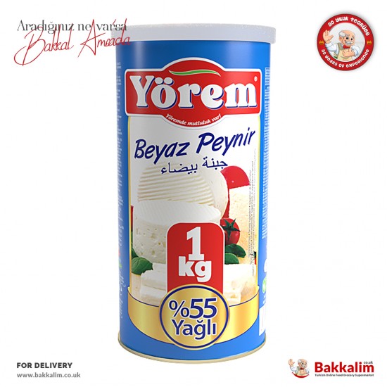 Yörem N1000 Gr %55 Yağlı Beyaz Peynir - 8717568710419 - BAKKALIM UK