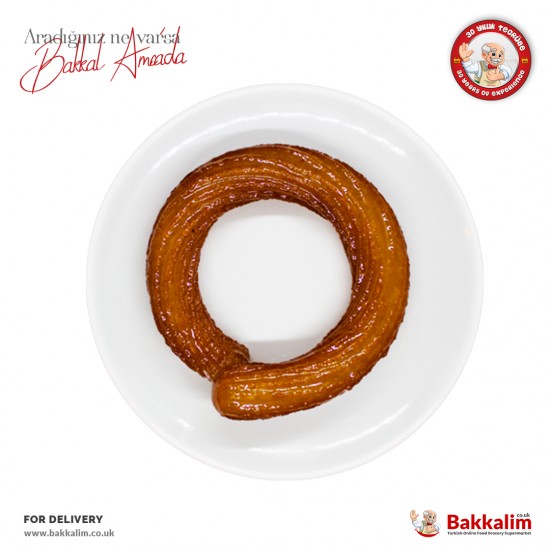 Daily Fresh Turkish Ring Dessert 1 Piece - HALKA-544224 - BAKKALIM UK