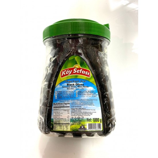 Koy Sefasi 1500 Gr Natural Black Olives - 8696591062002 - BAKKALIM UK