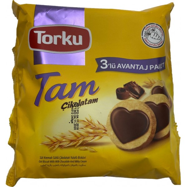 Torku With Chocolate Cream Biscuit 250gr