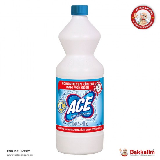 Ace 1000 Ml Klasik Çamaşır Suyu - 8001480021822 - BAKKALIM UK