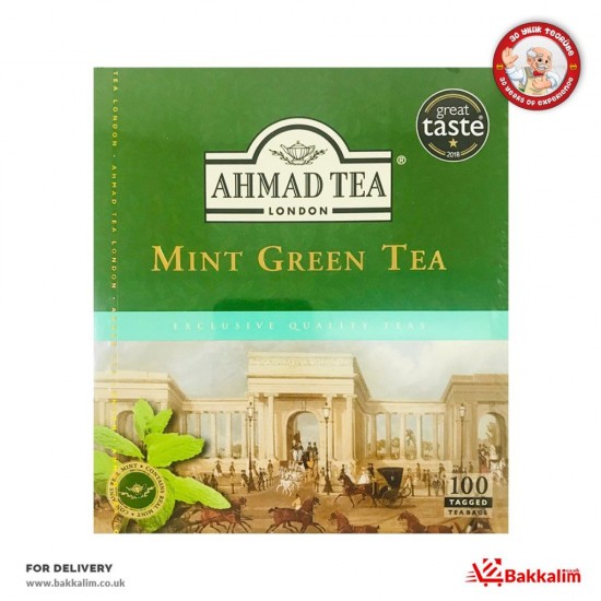Ahmad Tea 100 Poşet Naneli Yeşil Çay 