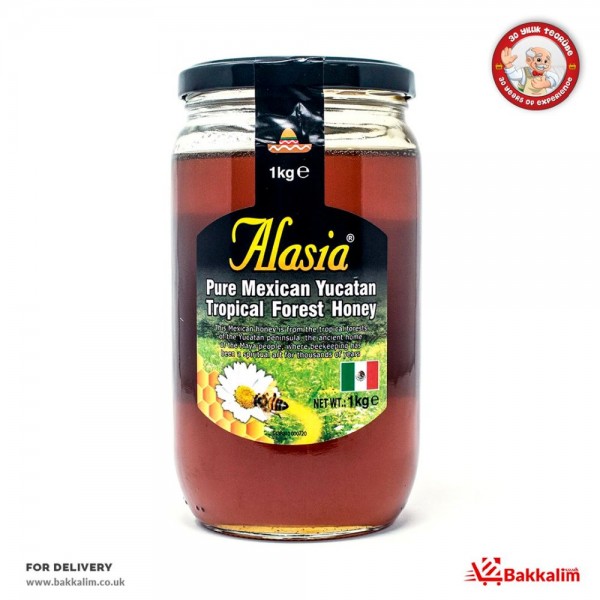 Alasia 1000 Gr Pure Mexican Yucatan Tropical Forest Honey 