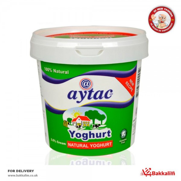 Aytac 1000 Gr 100% Natural Yoghurt 3.5% Cream 