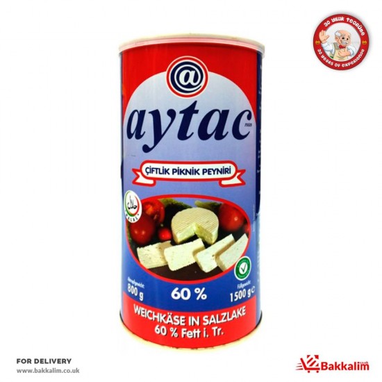 Aytac 1500 Gr 60 Farm Picnic Feta Cheese - 9006356004571 - BAKKALIM UK