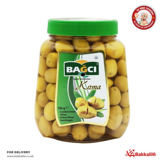 Bagci  700 Gr Cracked Green Olives - 8695336109194 - BAKKALIM UK
