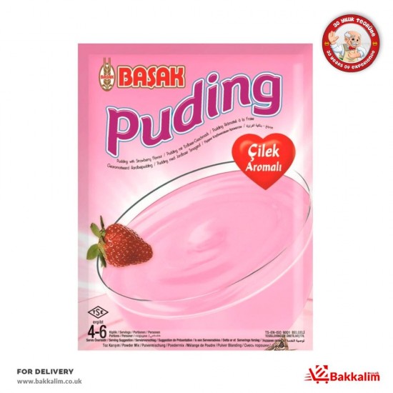 Basak 4-6 Portion Strawberry Pudding - 8690906000833 - BAKKALIM UK