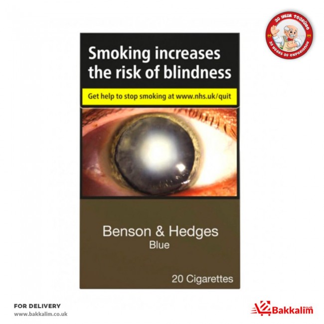 Benson And Hedges Blue 20 Cigarettes, BAKKALIM UK Benson And Hedges Blue 20 Cigarettes