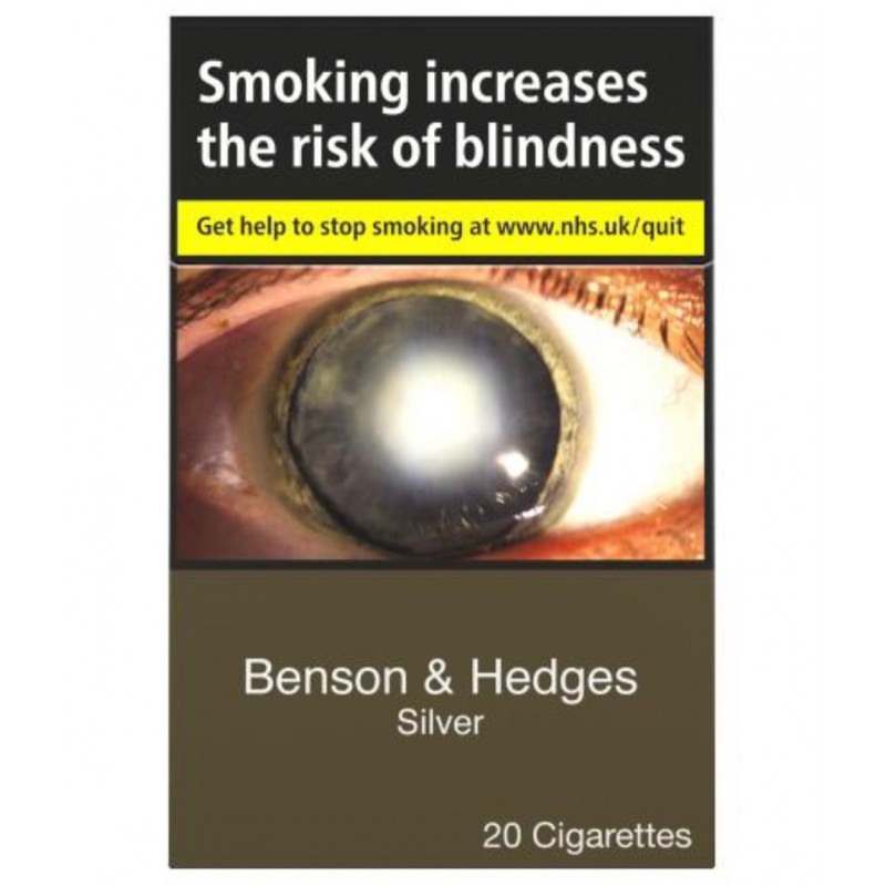 Benson And Hedges Silver 20 Cigarettes