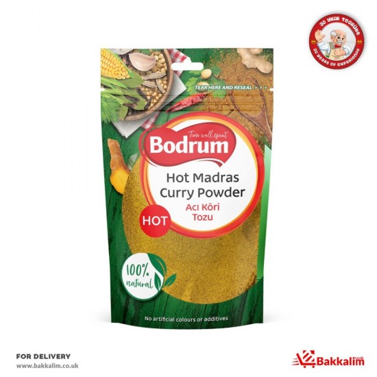 Bodrum 100 Gr Hot Curry Powder - 5060050987268 - BAKKALIM UK