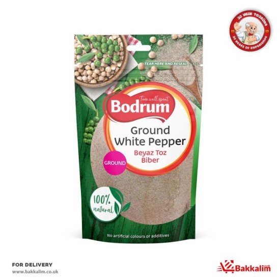 Bodrum 100 Gr White Pepper Powder - 5060050987541 - BAKKALIM UK
