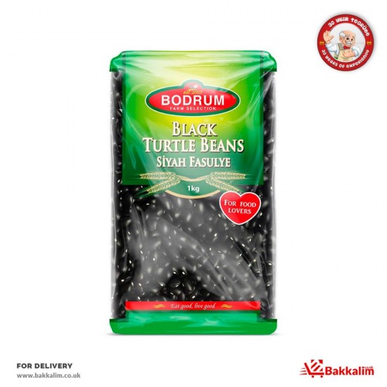 Bodrum 1000 Gr Black Turtle Beans - 5060050983932 - BAKKALIM UK