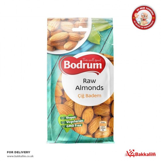 Bodrum 200 Gr Raw Almonds - 5060050981587 - BAKKALIM UK