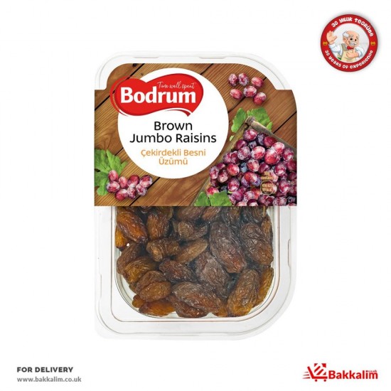 Bodrum 250 Gr Brown Jumbo Raisins - 5060050989415 - BAKKALIM UK