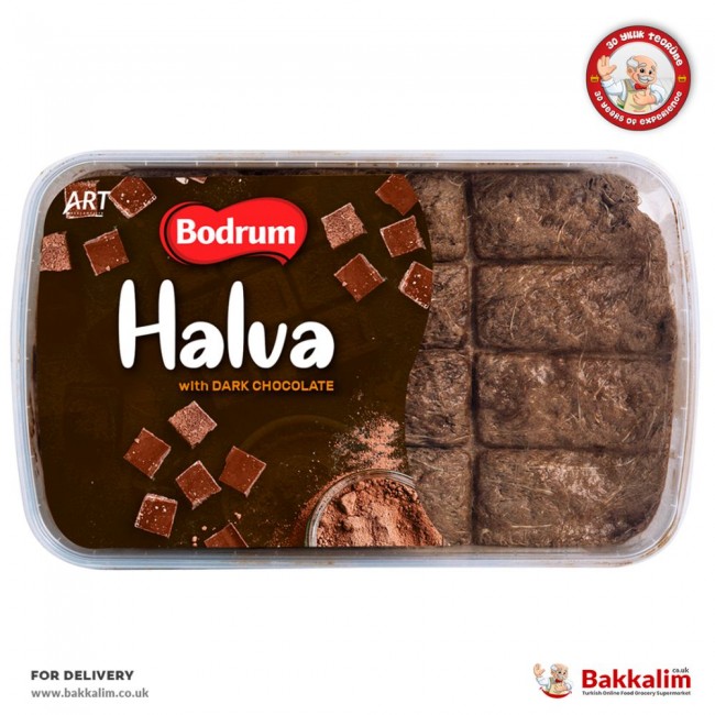 Bodrum 350 Gr Halva With Dark Chocolate Bodrum 350 Gr Halva With Dark Chocolate