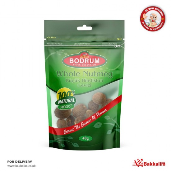 Bodrum 40 Gr Whole Nutmeg - 5060050985813 - BAKKALIM UK