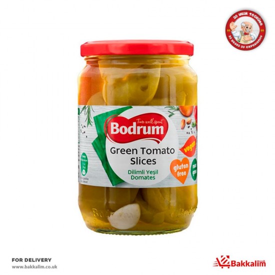 Bodrum 670 Gr Green Tomato Slices - 5060050988111 - BAKKALIM UK