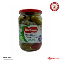 Bodrum 680 Gr Mixed Pickles Cherry Peppers 