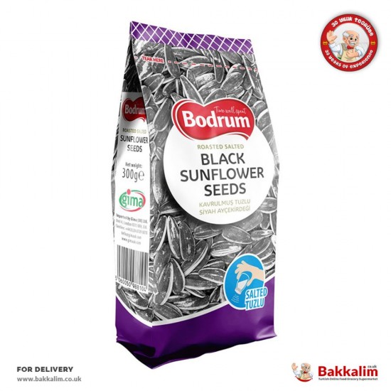 Bodrum Black Roasted Sunflower Seeds 300 G