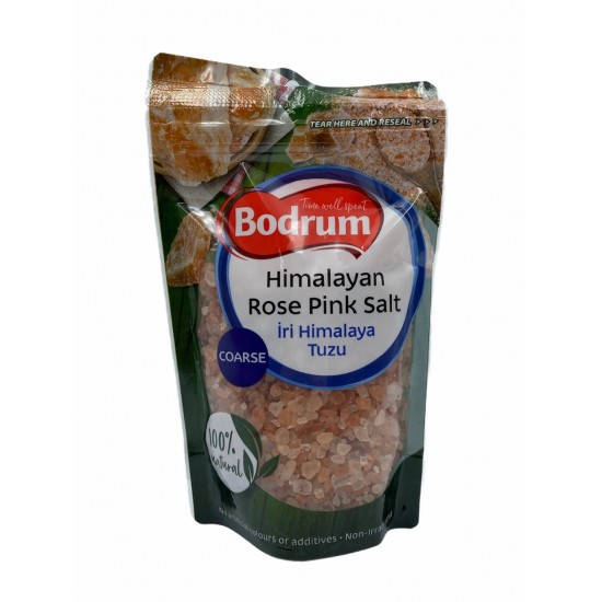 Bodrum Himalayan Rose Pink Salt Coarse 250g - 5060050985967 - BAKKALIM UK