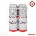 Budweiser 568 Ml 4 Pcs Lager Beer Cans 