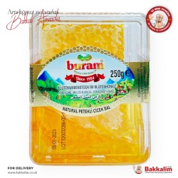 Buram 250 Gr Natural Petekli Çiçek Bal