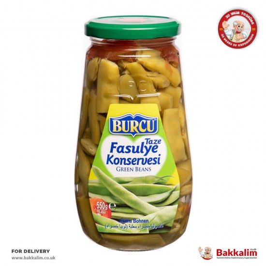 Burcu Green Beans 550 Gr - 8691573009310 - BAKKALIM UK