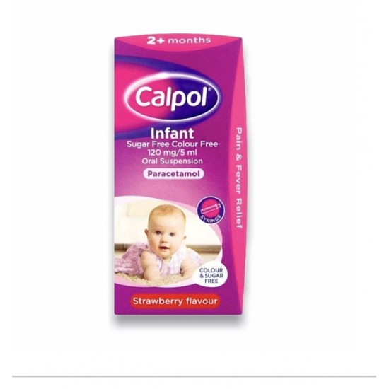 Calpol Infant Strawberry 100ml - 3574660418439 - BAKKALIM UK