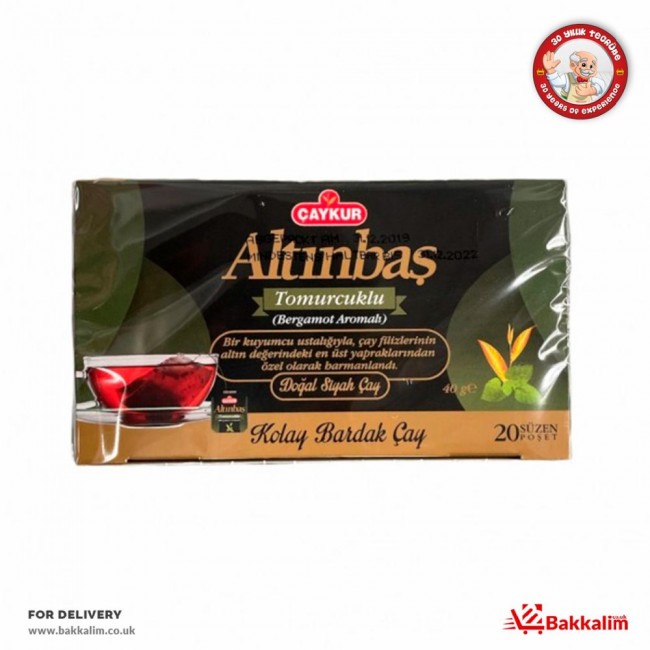 Caykur 20 Teabags Altinbas Earl Grey Natural Black Tea Caykur 20 Teabags Altinbas Earl Grey Natural Black Tea