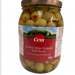 Cem Stuffed Green Olives 1500g