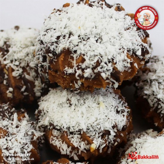 Daily Fresh 500 Gr Coconut With Chocolate Sauce Cookie - BKLM-KRBYE-HND - BAKKALIM UK