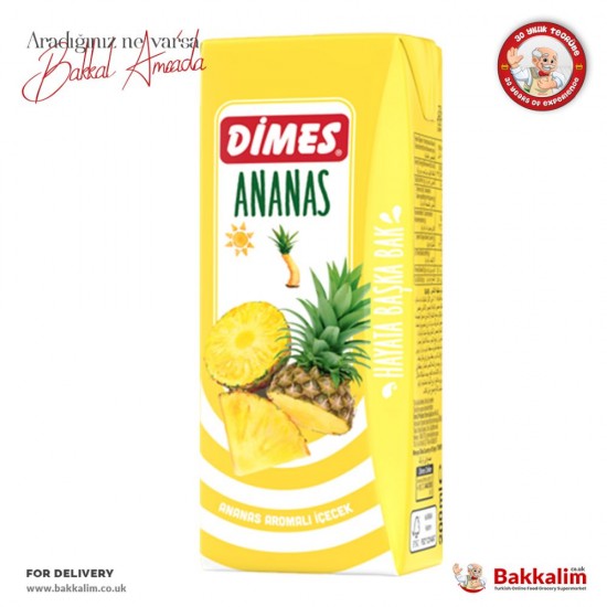 Dimes Pineapple Juice 200 Ml - 8690558031698 - BAKKALIM UK
