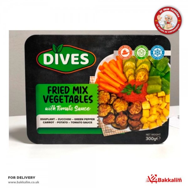 Dives 300 Gr Fried Mix Vegetables With Tomato Sauce 
