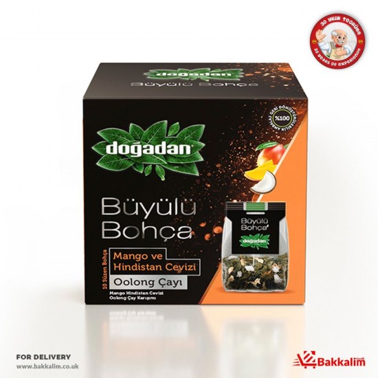 Dogadan  10 Bags Mango And Cocunut Herbal Tea - 8699432214042 - BAKKALIM UK