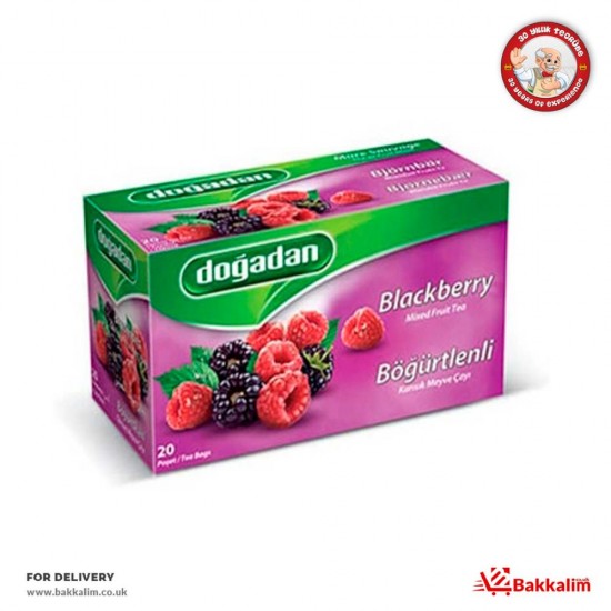 Dogadan 20 Bags Blackberry Mixed Fruit Tea - 8699580000290 - BAKKALIM UK