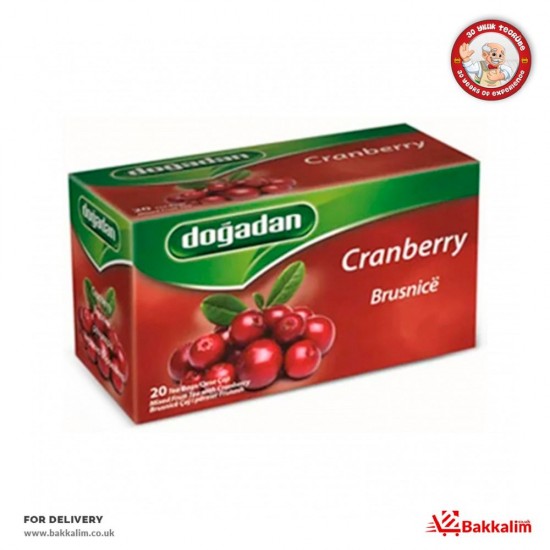 Dogadan 20 Bags Cranberry Tea -  - BAKKALIM UK