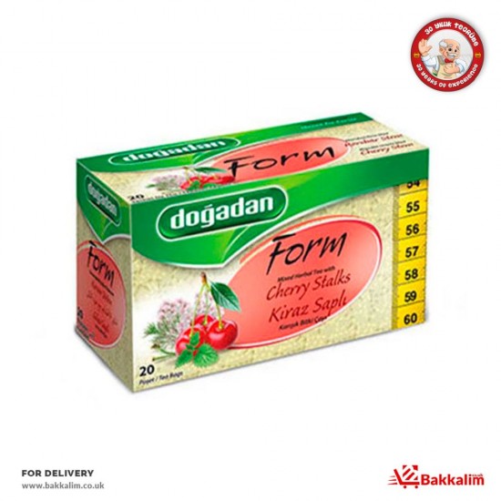 Dogadan 20 Bags Form Mixed Herbal Tea With Cherry Stalks - 8699432202179 - BAKKALIM UK