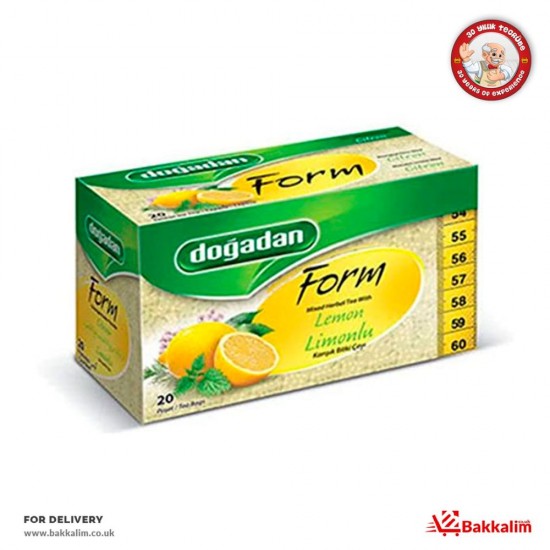 Dogadan 20 Bags Form Mixed Herbal Tea With Lemon - 8699580001518 - BAKKALIM UK