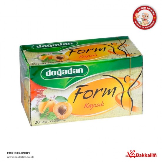 Dogadan 20 Bags Form With Apricot Tea - 8699580003352 - BAKKALIM UK
