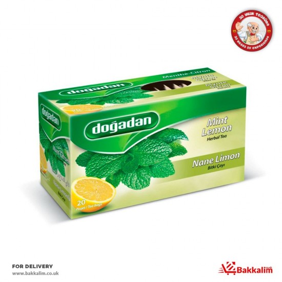 Dogadan 20 Bags Mint Lemon Tea - 8699580000214 - BAKKALIM UK