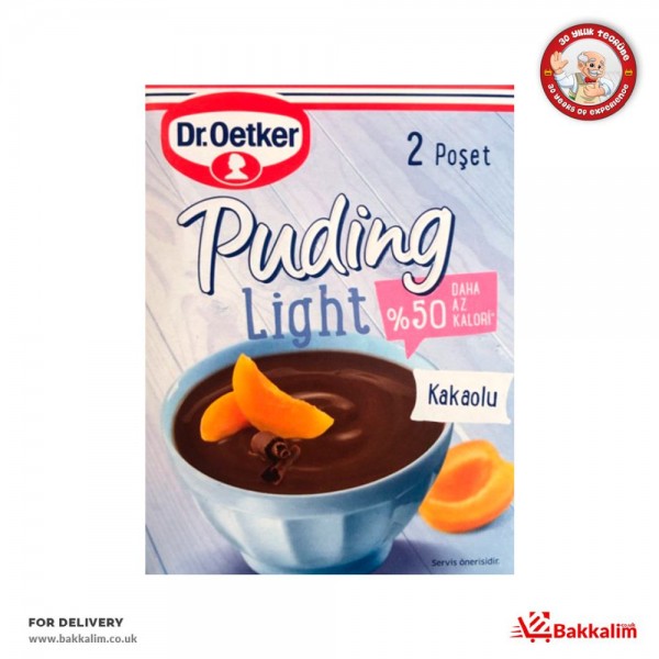 Dr Oetker 70 Gr 2-pack Cocoa Light Pudding